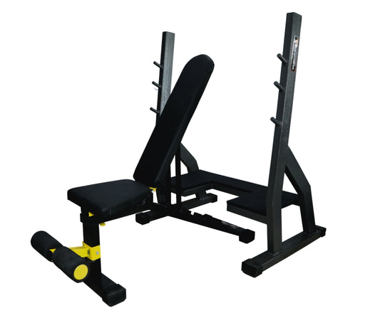 Mi Nk- 6s Olympic Adjustable Bench with Stand Combo