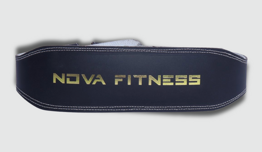 Novafit Leather Gym Belt Gold NF-I-956