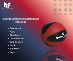 Novafit Medicine Ball(AVAILABLE 1-5kG)