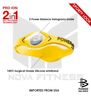 Power Balance Band with Two Holograms and Silicone