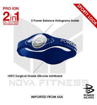 Power Balance Band with Two Holograms and Silicone