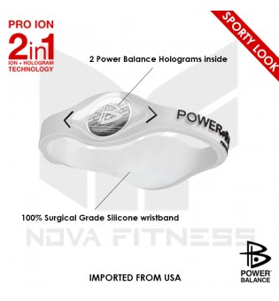 Power Balance Band with Two Holograms and Silicone