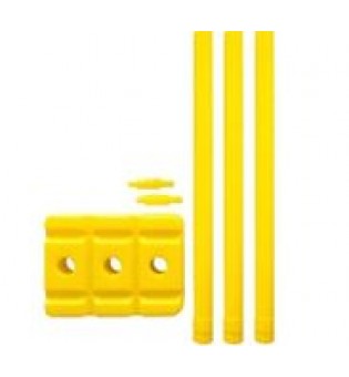 NOVAFIT PLASTIC CRICKET STUMP SET JUNIOR